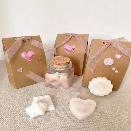 Coffret cadeau fondants parfumes cire soja